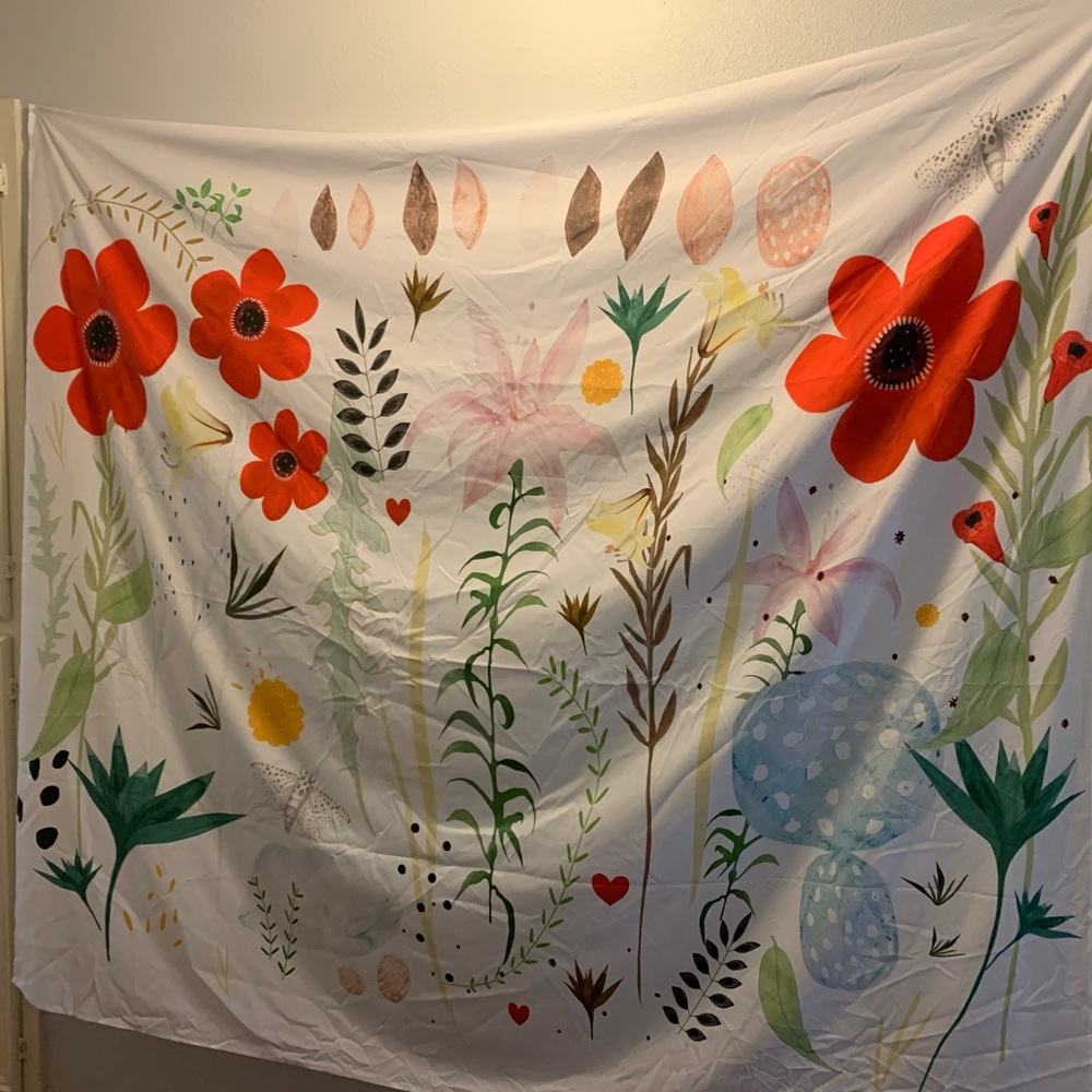 Large Floral Tapestry
